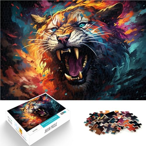 Puzzle für Erwachsene, 1000 Teile, majestätisches Tier, Quizspiel, ganze Familie, 50 x 75 cm, für Teenager ab 14 Jahren von SYUNFEI