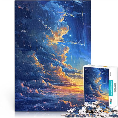 Puzzle für Erwachsene, 1000 Teile, Wolken-Quizspiel, jedes Teil ist einzigartig – anspruchsvolles Familienspiel,38x52cm, für Jugendliche ab 14 Jahren von SYUNFEI