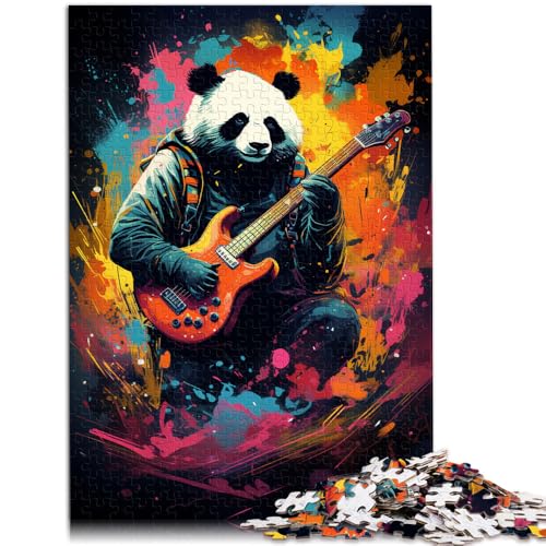 Puzzle für Erwachsene, 1000 Teile, Malen, Panda, Denksportaufgabe für Erwachsene mit vollständig ineinander greifenden, zufällig geformten Teilen, 10,27 Zoll x 14,96 Zoll Puzzle für Erwachsene, 1000 Teile, Malen, Panda, Denksportaufgabe für Erwachsene mit vollständig ineinander greifenden, zufällig geformten Teilen, 10,27 Zoll x 14,96 Zoll von SYUNFEI