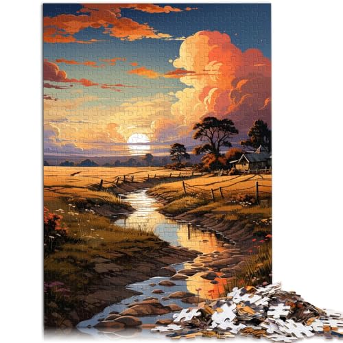 Puzzle für Erwachsene, 1000 Teile, wunderschönes Sonnenuntergangs-Quizspiel, ganze Familie, 50 x 75 cm, für Teenager ab 14 Jahren Puzzle für Erwachsene, 1000 Teile, wunderschönes Sonnenuntergangs-Quizspiel, ganze Familie, 50 x 75 cm, für Teenager ab 14 Jahren von SYUNFEI