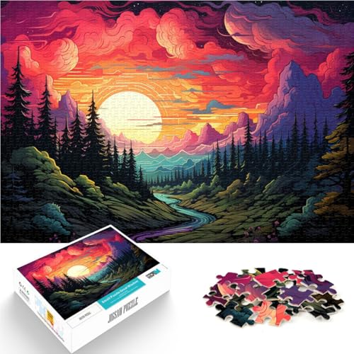 Puzzle für Erwachsene mit 1000 Teilen „Schönheit des Waldes“, Denkspiel, ganze Familie,38x52cm Puzzle für Erwachsene mit 1000 Teilen „Schönheit des Waldes“, Denkspiel, ganze Familie,38x52cm von SYUNFEI