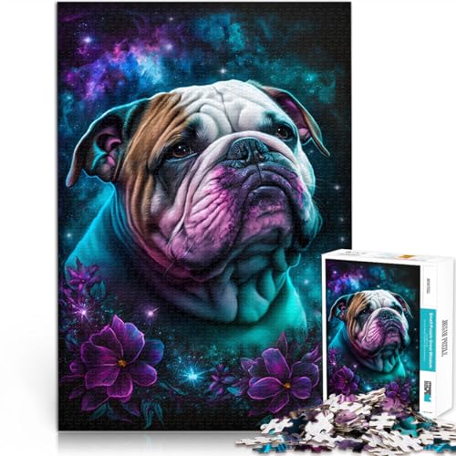 Puzzle für Erwachsene, 1000 Teile, Space Bulldog-Quizspiel, Wanddekoration, einzigartige Geburtstags, 38x52cm, für Teenager ab 14 Jahren Puzzle für Erwachsene, 1000 Teile, Space Bulldog-Quizspiel, Wanddekoration, einzigartige Geburtstags, 38x52cm, für Teenager ab 14 Jahren von SYUNFEI