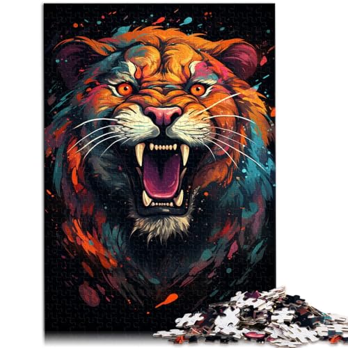 Puzzle für Erwachsene, 1000 Teile, Weltraumtiger, Denkspiel, Wanddekoration, einzigartige Geburtstags, 50 x 75 cm, für Teenager ab 14 Jahren Puzzle für Erwachsene, 1000 Teile, Weltraumtiger, Denkspiel, Wanddekoration, einzigartige Geburtstags, 50 x 75 cm, für Teenager ab 14 Jahren von SYUNFEI