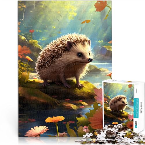 Puzzle für Erwachsene mit 1000 Teilen, Igel, Denkspiel, ganze Familie, 50 x 75 cm, für Teenager ab 14 Jahren Puzzle für Erwachsene mit 1000 Teilen, Igel, Denkspiel, ganze Familie, 50 x 75 cm, für Teenager ab 14 Jahren von SYUNFEI