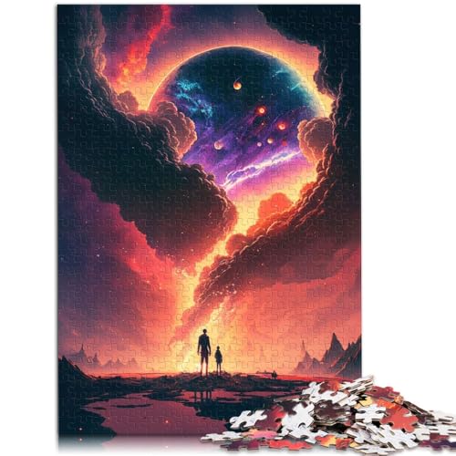 Puzzle Erwachsene, 2000 Teile, Sonnenuntergangs-Fantasie-Quizspiel, Herausforderung die Gehirnintelligenz, süchtig machendes Spielzeug, 27,56 x 39,37 Zoll, Jugendliche ab 14 Jahren von SYUNFEI