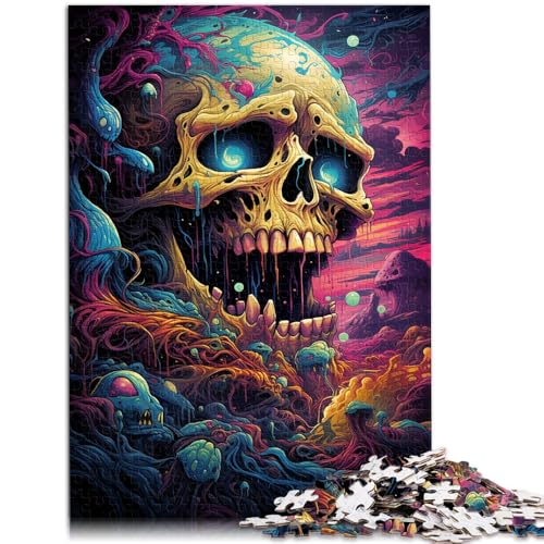 Puzzle für Erwachsene, 1000 Teile, Die Welt der Fantasy-Totenköpfe, Spiele, Spielzeug, Geschenk. Tolle Geschenke und Spielzeuge,38x52cm, für Teenager ab 14 Jahren von SYUNFEI