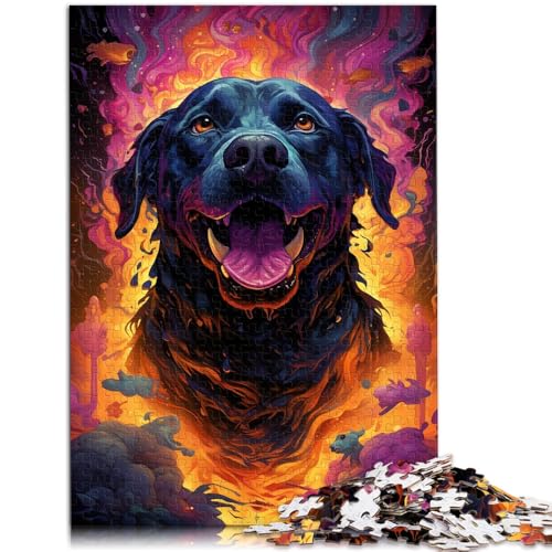 1000-teiliges Puzzle für Erwachsene, wildes Rottweiler-Quizspiel, geeignet als Schreibtischdekoration, 50 x 75 cm, für Teenager ab 14 Jahren 1000-teiliges Puzzle für Erwachsene, wildes Rottweiler-Quizspiel, geeignet als Schreibtischdekoration, 50 x 75 cm, für Teenager ab 14 Jahren von SYUNFEI