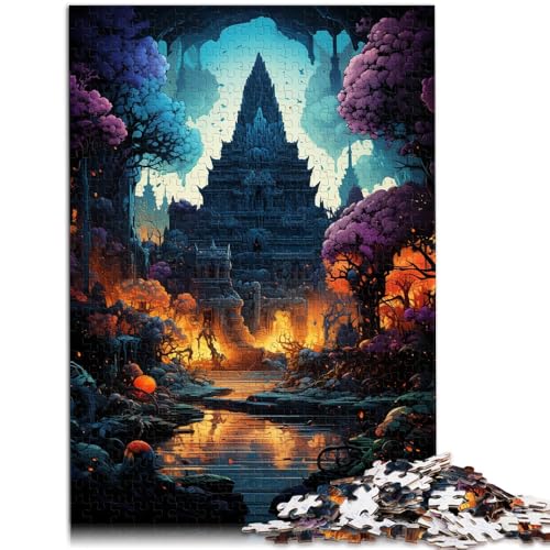 Puzzle für Erwachsene, 1000 Teile, Angkor Wat, Spiele, Spielzeug, Geschenk, Herausforderung für die Gehirnintelligenz, süchtig machendes Spielzeug, 50 x 75 cm, von SYUNFEI