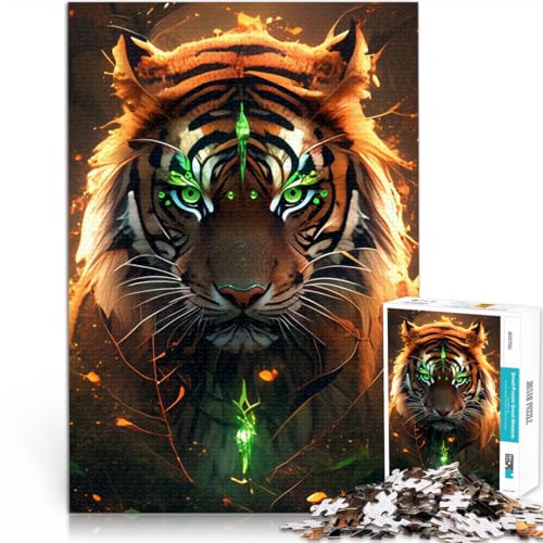 Puzzle 1000 Teile für Erwachsene. Anime-Tiger-Puzzle ganze Familie. 14,96 x 20,47 Zoll. Für Jugendliche ab 14 Jahren. von SYUNFEI