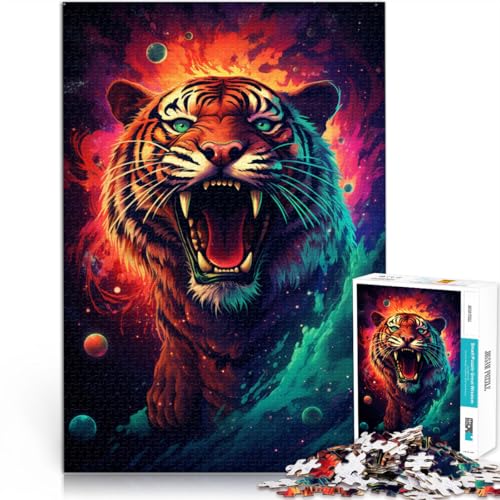 Puzzle 1000 Teile für Erwachsene, Art Tiger, lustige Spiele, 14,96 x 20,47 Zoll, Teenager ab 14 Jahren Puzzle 1000 Teile für Erwachsene, Art Tiger, lustige Spiele, 14,96 x 20,47 Zoll, Teenager ab 14 Jahren von SYUNFEI