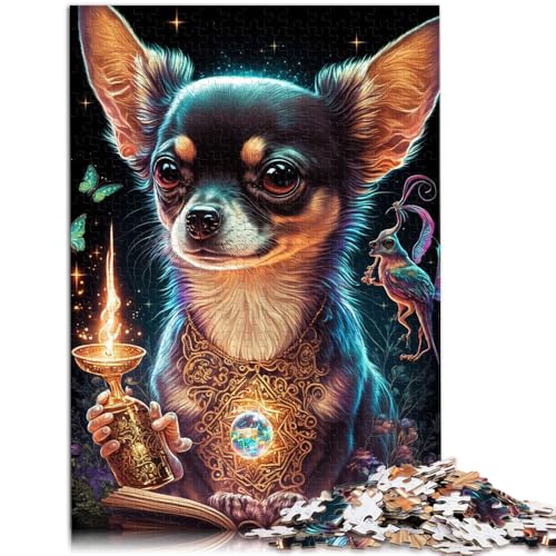 Puzzle für Erwachsene, 1000 Teile, Chihuahua-Hund, Quizspiel, Herausforderung für die Gehirnintelligenz, süchtig machendes Spielzeug, 50 x 75 cm, für Teenager ab 14 Jahren Puzzle für Erwachsene, 1000 Teile, Chihuahua-Hund, Quizspiel, Herausforderung für die Gehirnintelligenz, süchtig machendes Spielzeug, 50 x 75 cm, für Teenager ab 14 Jahren von SYUNFEI