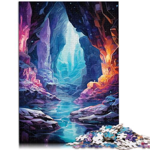 Puzzle 1000 Teile für Erwachsene, Eishöhle, Lernpuzzle, ganze Familie, 50 x 75 cm, für 14-Jährige Puzzle 1000 Teile für Erwachsene, Eishöhle, Lernpuzzle, ganze Familie, 50 x 75 cm, für 14-Jährige von SYUNFEI
