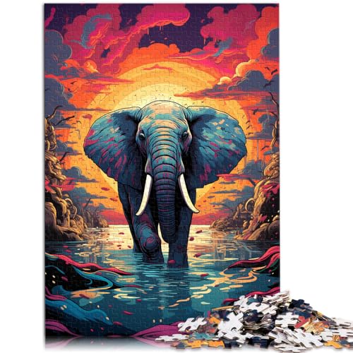 Puzzle 1000 Teile für Erwachsene, Elefanten, Denkspiel, 50 x 75 cm, Weihnachts- und Geburtstagsgeschenk, geeignet für Teenager ab 14 Jahren Puzzle 1000 Teile für Erwachsene, Elefanten, Denkspiel, 50 x 75 cm, Weihnachts- und Geburtstagsgeschenk, geeignet für Teenager ab 14 Jahren von SYUNFEI