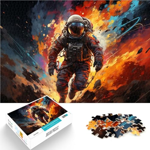 Puzzle 1000 Teile für Erwachsene, Fantasy-Astronauten-Puzzle, Wanddekoration, 50 x 75 cm, ganze Familie Puzzle 1000 Teile für Erwachsene, Fantasy-Astronauten-Puzzle, Wanddekoration, 50 x 75 cm, ganze Familie von SYUNFEI