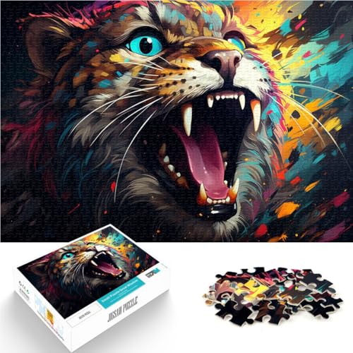 Puzzle 1000 Teile für Erwachsene, Farbkunst, Tiere, Lernpuzzle, Familienspiel, 19,7 x 29,5 Zoll, Geburtstagsgeschenk, Geschenke Puzzle 1000 Teile für Erwachsene, Farbkunst, Tiere, Lernpuzzle, Familienspiel, 19,7 x 29,5 Zoll, Geburtstagsgeschenk, Geschenke von SYUNFEI