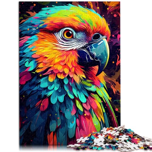 Puzzle für Erwachsene, 1000 Teile, Fantasie-Papagei, anspruchsvolles Spiel, geeignet als Schreibtischdekoration, 50 x 75 cm, für Teenager ab 14 Jahren von SYUNFEI