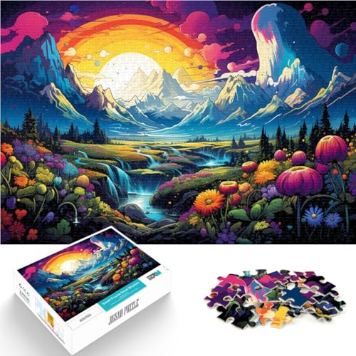 Puzzle für Erwachsene, 1000 Teile, Landschaft, Lernspielzeug, Wanddekoration, einzigartige Geburtstags, 50 x 75 cm, für 14-Jährige Puzzle für Erwachsene, 1000 Teile, Landschaft, Lernspielzeug, Wanddekoration, einzigartige Geburtstags, 50 x 75 cm, für 14-Jährige von SYUNFEI