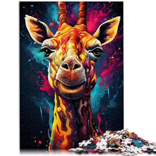 Puzzle 1000 Teile für Erwachsene, Malen, Farb-Giraffe, Puzzle, Wanddekoration, 10,27 Zoll x 14,96 Zoll, Anspruchsvoll, Aber lustig Puzzle 1000 Teile für Erwachsene, Malen, Farb-Giraffe, Puzzle, Wanddekoration, 10,27 Zoll x 14,96 Zoll, Anspruchsvoll, Aber lustig von SYUNFEI