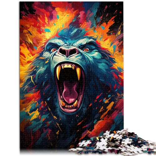 Puzzle 1000 Teile für Erwachsene, Malen, Tier, Orang-Utan, Puzzle, 19,7 x 29,5 Zoll, Teenager ab 14 Jahren Puzzle 1000 Teile für Erwachsene, Malen, Tier, Orang-Utan, Puzzle, 19,7 x 29,5 Zoll, Teenager ab 14 Jahren von SYUNFEI