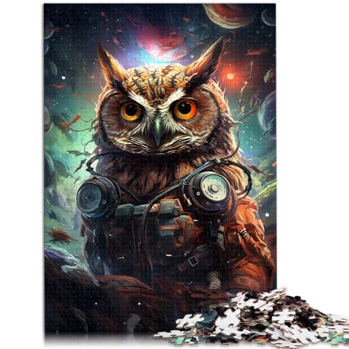 Puzzle für Erwachsene, 1000 Teile, Malen, Farbe, Tier, Eule, Quizspiel mit passendem Poster und Quizblatt, 19,7 x 29,5 Zoll, für 14-Jährige Puzzle für Erwachsene, 1000 Teile, Malen, Farbe, Tier, Eule, Quizspiel mit passendem Poster und Quizblatt, 19,7 x 29,5 Zoll, für 14-Jährige von SYUNFEI