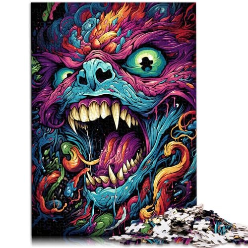 Puzzle für Erwachsene, 1000 Teile, Monster, pädagogisches Spielzeug zum Stressabbau, Puzzle, 19,7 x 29,5 Zoll, für Teenager ab 14 Jahren Puzzle für Erwachsene, 1000 Teile, Monster, pädagogisches Spielzeug zum Stressabbau, Puzzle, 19,7 x 29,5 Zoll, für Teenager ab 14 Jahren von SYUNFEI