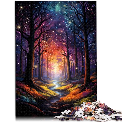 Puzzle für Erwachsene, 1000 Teile, dunkler Wald, Spiele, Spielzeug, Geschenk, Herausforderung für die Gehirnintelligenz, süchtig machendes Spielzeug, 50 x 75 cm, von SYUNFEI