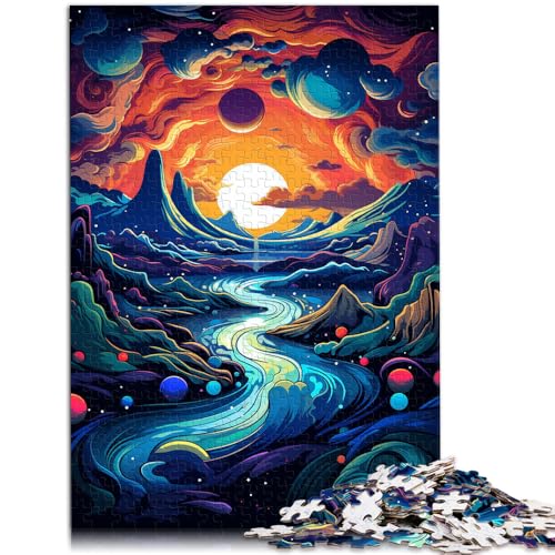 Puzzle für Erwachsene, 1000 Teile, Sternennacht, pädagogisches Spielzeug zum Stressabbau, tolle Geschenke für Weihnachten, 14,96 x 20,47 Zoll von SYUNFEI