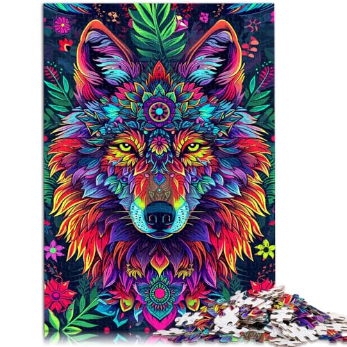 Puzzle 1000 Teile für Erwachsene, Sternenwolf-Puzzle, 10,27 x 14,96 Zoll, geeignet für Teenager ab 14 Jahren Puzzle 1000 Teile für Erwachsene, Sternenwolf-Puzzle, 10,27 x 14,96 Zoll, geeignet für Teenager ab 14 Jahren von SYUNFEI
