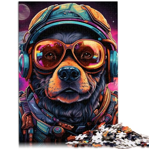 Puzzle 1000 Teile für Erwachsene, Tier-Puzzle, Bunte Hunde, Lernspiel, Herausforderungsspielzeug, 50 x 75 cm, ganze Familie Puzzle 1000 Teile für Erwachsene, Tier-Puzzle, Bunte Hunde, Lernspiel, Herausforderungsspielzeug, 50 x 75 cm, ganze Familie von SYUNFEI