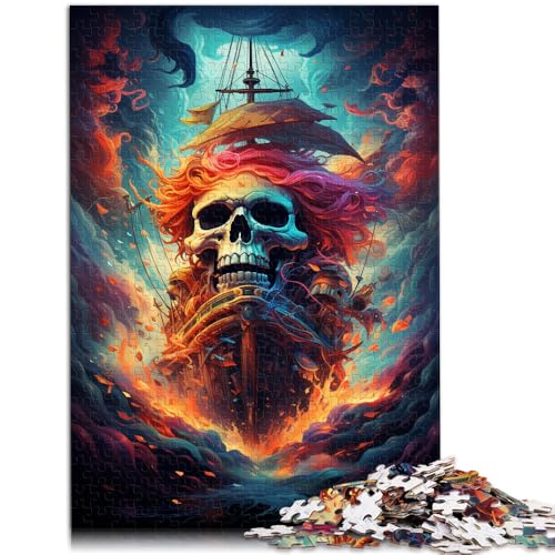 Puzzle für Erwachsene, 1000 Teile, Totenkopf-Piratenschiff, Lernspielzeug, Familienspiele, tolles Geschenk für Spiele,38x52cm, für 14-Jährige Puzzle für Erwachsene, 1000 Teile, Totenkopf-Piratenschiff, Lernspielzeug, Familienspiele, tolles Geschenk für Spiele,38x52cm, für 14-Jährige von SYUNFEI
