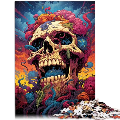 Puzzle für Erwachsene, 1000 Teile, Totenkopf-Lernpuzzle, Wichtelgeschenke, 50 x 75 cm, für Teenager ab 14 Jahren von SYUNFEI