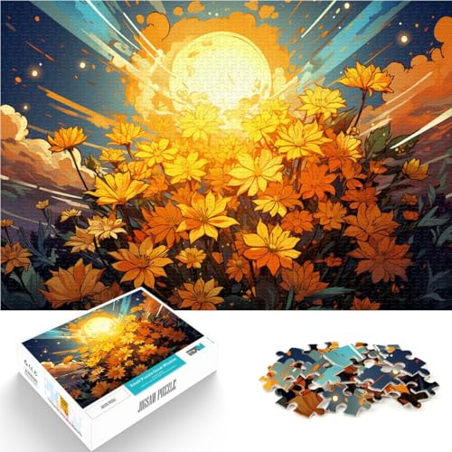 Puzzle 1000 Teile für Erwachsene, eine Goldrute, interessantes Puzzle zur Stressreduzierung, 14,96 x 20,47 Zoll, tolles Geschenk für Spiele von SYUNFEI