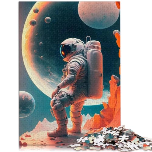 Puzzle 1000 Teile für Erwachsene, farbiges Astronauten-Puzzle,50x75cm, Geburtstagsgeschenk für Teenager ab 14 Jahren von SYUNFEI