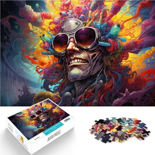 Puzzle für Erwachsene, 1000 Teile, Indianerkrieger, Spielspielzeug, Weihnachtspuzzle,38x52cm, für Teenager ab 14 Jahren von SYUNFEI