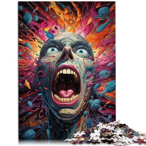 Puzzle 1000 Teile für Erwachsene, kosmisches Monster-Puzzle, Wanddekoration mit passendem Poster und Quizblatt, 26x38cm Puzzle 1000 Teile für Erwachsene, kosmisches Monster-Puzzle, Wanddekoration mit passendem Poster und Quizblatt, 26x38cm von SYUNFEI