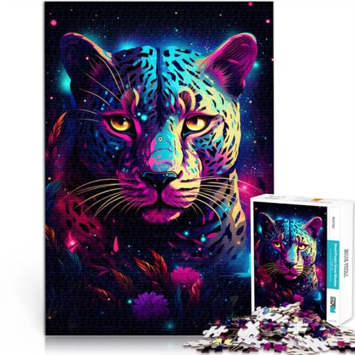 Puzzle 1000 Teile für Erwachsene Art Galaxy Leopard für Puzzle 14,96 Zoll x 20,47 Zoll Herausforderndes Puzzlespiel und Familienspiel Puzzle 1000 Teile für Erwachsene Art Galaxy Leopard für Puzzle 14,96 Zoll x 20,47 Zoll Herausforderndes Puzzlespiel und Familienspiel von SYUNFEI