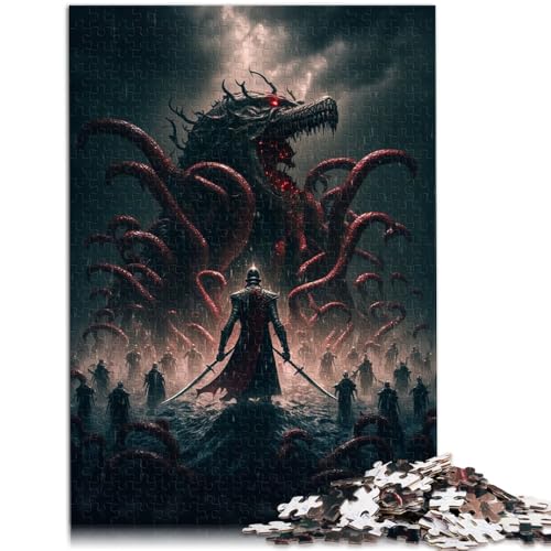Puzzle 1000 Teile für Erwachsene, Monsterinvasion, Lernpuzzle, Familienspiel, 38x52cm, für Jugendliche ab 14 Jahren von SYUNFEI