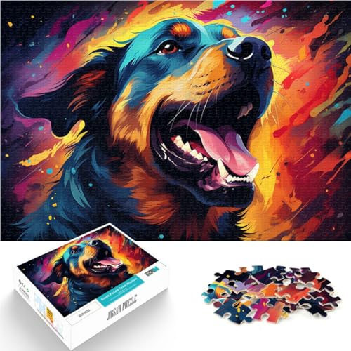 Puzzle 1000 Teile für Erwachsene Rottweiler-Denkspiel Jedes Teil ist einzigartig - Herausforderndes Familienspaßspiel 10,27 Zoll x 14,96 Zoll Puzzle 1000 Teile für Erwachsene Rottweiler-Denkspiel Jedes Teil ist einzigartig - Herausforderndes Familienspaßspiel 10,27 Zoll x 14,96 Zoll von SYUNFEI