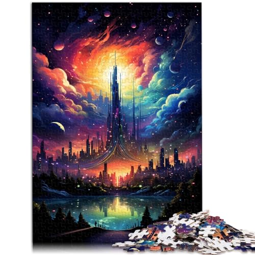 Puzzle für Erwachsene, 1000 Teile, Wunderbares Nachtstadt-Quizspiel, anspruchsvolles Puzzlespiel und Familienspiel, 50 x 75 cm, für Teenager ab 14 Jahren Puzzle für Erwachsene, 1000 Teile, Wunderbares Nachtstadt-Quizspiel, anspruchsvolles Puzzlespiel und Familienspiel, 50 x 75 cm, für Teenager ab 14 Jahren von SYUNFEI