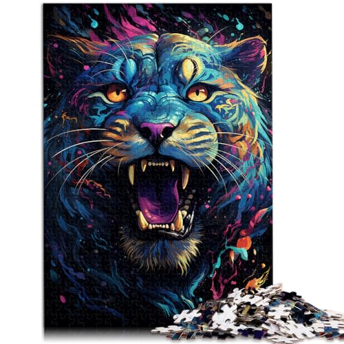 Puzzle 1000 Teile für Erwachsene süße kleine kosmische Leoparden Puzzle Lernspiele 14,96 Zoll x 20,47 Zoll ganze Familie von SYUNFEI