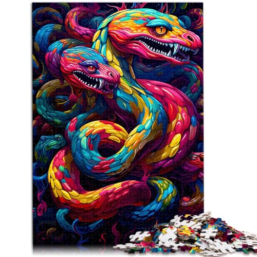 Puzzle für Erwachsene, 2000 Teile, farbenfrohes Schlangen-Quizspiel, Herausforderung der Gehirnintelligenz, süchtig machendes Spielzeug, 27,56 x 39,37 Zoll, für 14-Jährige Puzzle für Erwachsene, 2000 Teile, farbenfrohes Schlangen-Quizspiel, Herausforderung der Gehirnintelligenz, süchtig machendes Spielzeug, 27,56 x 39,37 Zoll, für 14-Jährige von SYUNFEI