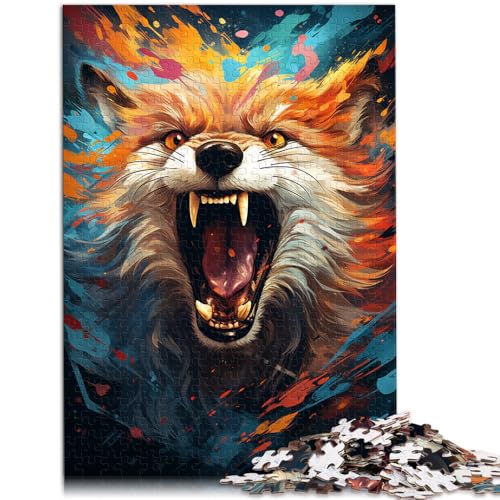 Puzzle für Erwachsene, 2000 Teile, Gemälde eines Fuchses, DIY-Puzzle-Spielzeug, ganze Familie, 70 x 100 cm, für 14-Jährige von SYUNFEI