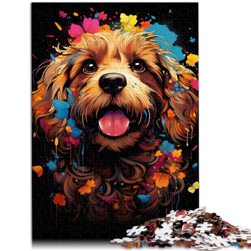 Puzzle 2000 Teile für Erwachsene, Pudel-Schmetterling, Lernspielzeug, 70x100cm, zum Stressabbau für Teenager ab 14 Jahren von SYUNFEI