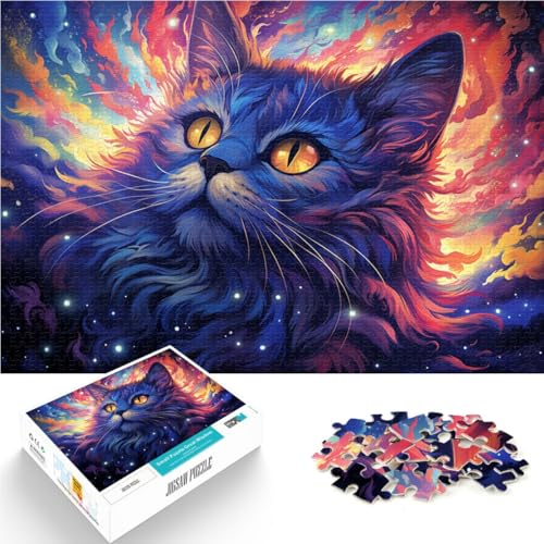 Puzzle für Erwachsene, 2000 Teile, Lernpuzzle „Siamkatze“, tolles Geschenk für Spiele, 70 x 100 cm, für Teenager ab 14 Jahren von SYUNFEI