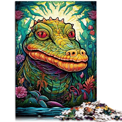 Puzzle für Erwachsene, 2000 Teile, Tier-Nilkrokodile, Lernpuzzle, EIN Kunstwerk, 70 x 100 cm, für Teenager ab 14 Jahren von SYUNFEI
