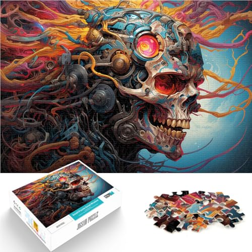 Puzzle 2000 Teile für Erwachsene, mechanische Skelette, Lernspiel für Geburtstag, Weihnachten, 27,56 x 39,37 Zoll von SYUNFEI