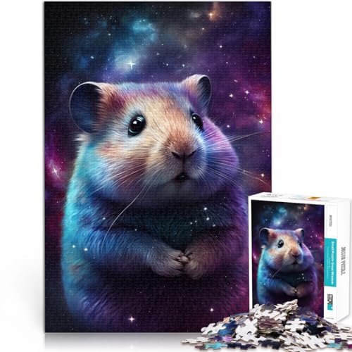 Puzzle 2000 Teile für Erwachsene, Galaxie-Tierhamster, Lernspiel, Herausforderungsspielzeug, 70 x 100 cm, für Teenager ab 14 Jahren von SYUNFEI