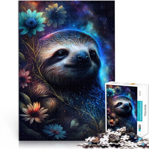 Puzzle 2000 Teile für Erwachsene, Galaxie-Tierfaultier, geeignet als Schreibtischdekoration, 70 x 100 cm, für Teenager ab 14 Jahren von SYUNFEI