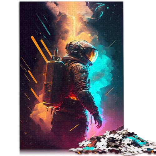 Puzzle für Erwachsene, 2000 Teile, abstraktes Weltraum-Quizspiel mit vollständig ineinander greifenden, zufällig geformten Teilen, 27,56 x 39,37 Zoll, für Teenager ab 14 Jahren von SYUNFEI