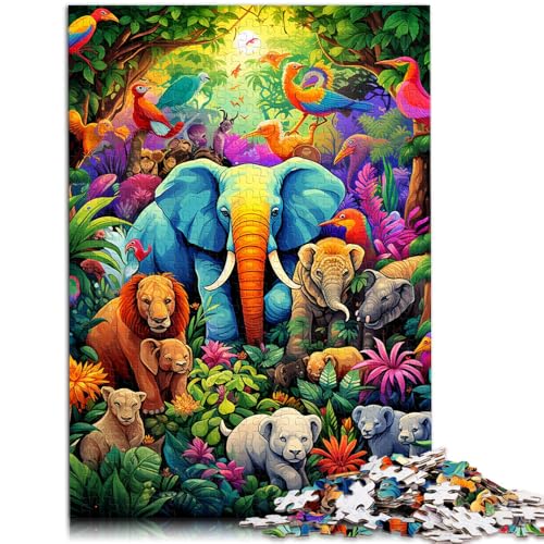 1000-teiliges Puzzle für Erwachsene, afrikanische Tiere, Quizspiel, ganze Familie,38x52cm, für Teenager ab 14 Jahren 1000-teiliges Puzzle für Erwachsene, afrikanische Tiere, Quizspiel, ganze Familie,38x52cm, für Teenager ab 14 Jahren von SYUNFEI